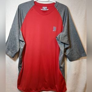 Majestic Brand Boston Red Sox Jersey  therma base 3/4 sleeves size large